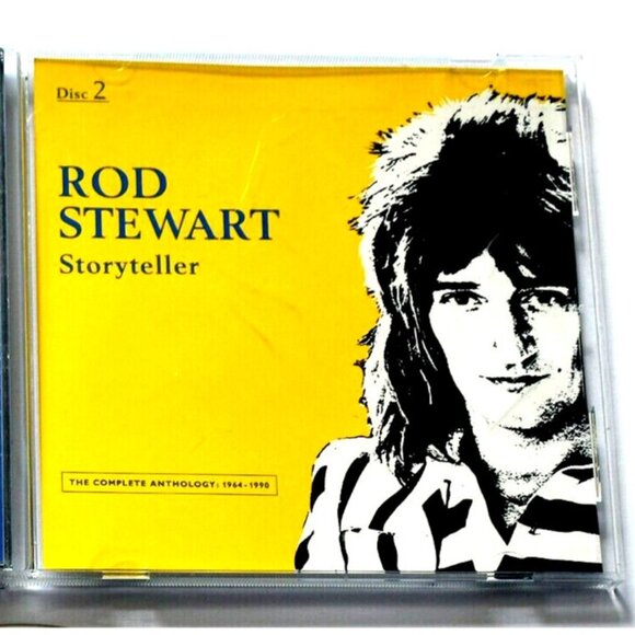 CD ROD STEWART Storyteller Disc 2 Reason Believe 1990 16 Track Maggie May - Picture 1 of 5